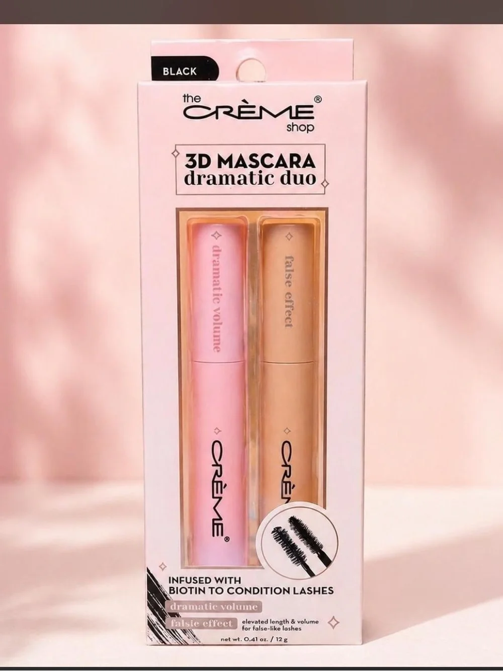 The Crème 3D Mascara Dramatic Duo